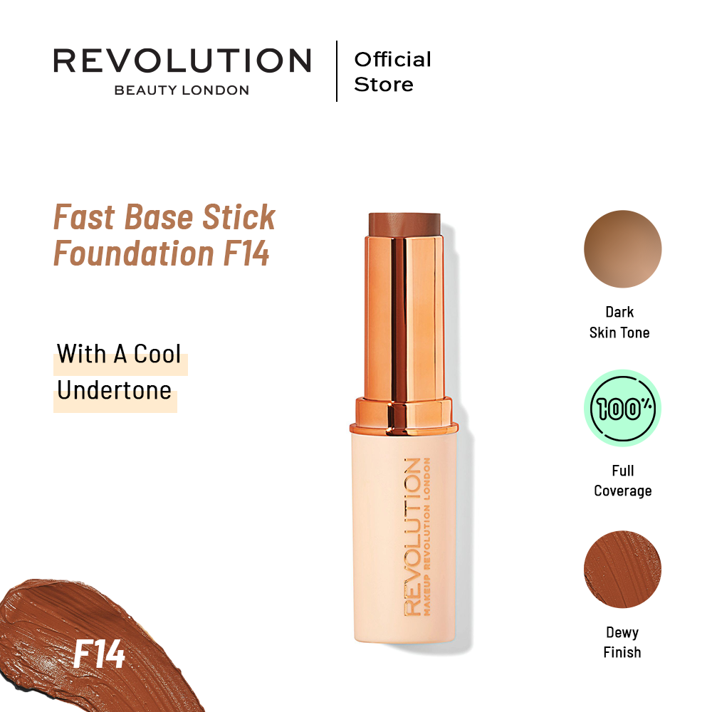 Makeup Revolution Fast Base Stick Foundation F14