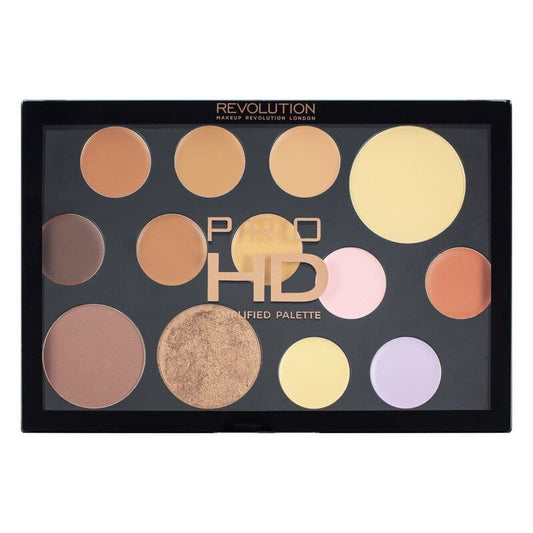 Makeup Revolution Pro HD Palette - The Works Medium/Dark
