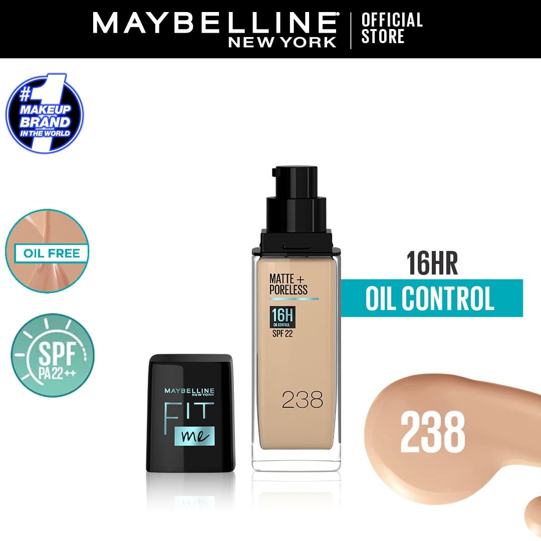 Maybelline Fit Me Matte & Poreless Liquid Foundation | Extra Coverage - Premium Foundations & Concealers from Maybelline - Just Rs 1959! Shop now at Cozmetica