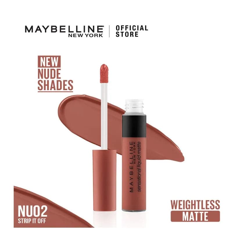 Maybelline New York Sensational Liquid Matte Lipstick - Premium Lipstick from Maybelline - Just Rs 1274! Shop now at Cozmetica