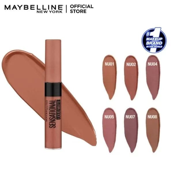 Maybelline New York Sensational Liquid Matte Lipstick - Premium Lipstick from Maybelline - Just Rs 1274! Shop now at Cozmetica