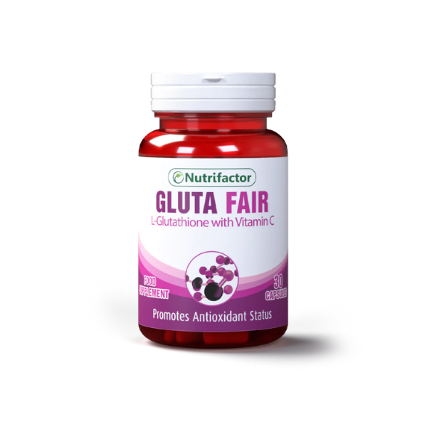 Nutrifactor Gluta Fair - 30 Capsules - Premium Vitamins & Supplements from Nutrifactor - Just Rs 2250! Shop now at Cozmetica