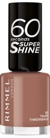 Rimmel London 60 Seconds Super Shine Nail Polish - 101 Taupe Throwback - Premium Nail Polish from Rimmel London - Just Rs 1070! Shop now at Cozmetica