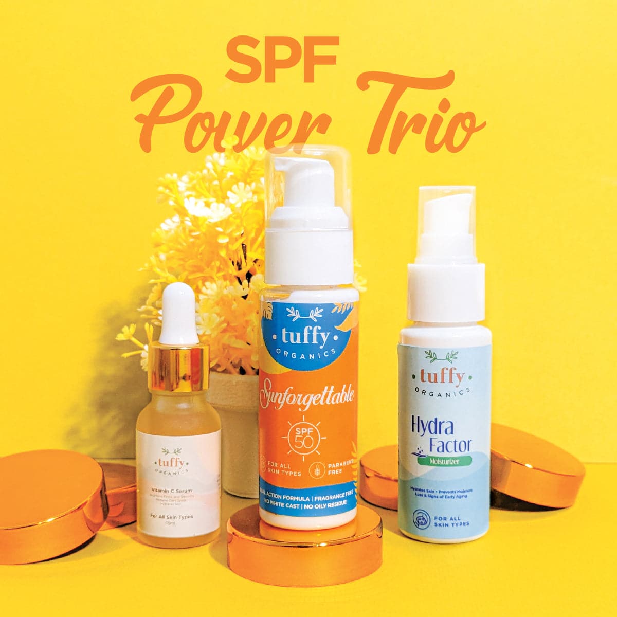 Spf Power Trio - Premium  from Tuffy Organics - Just Rs 2571! Shop now at Cozmetica