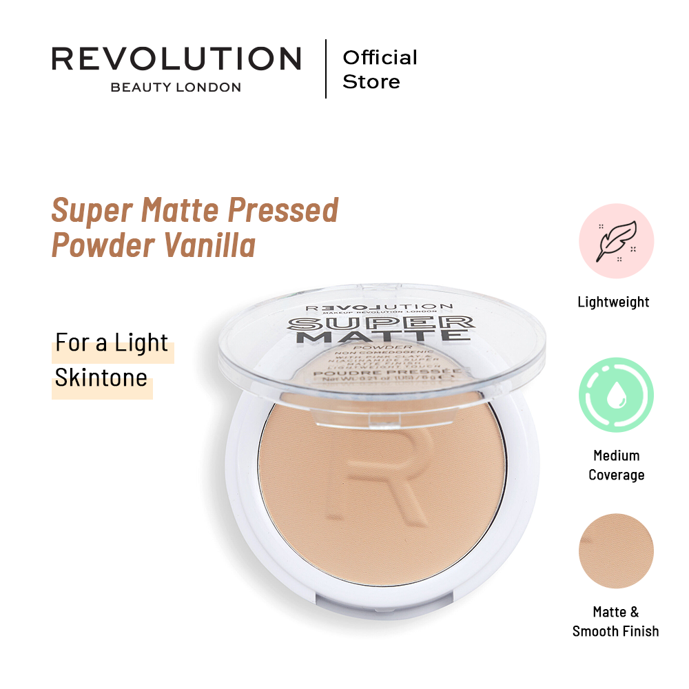 Revolution Relove Super Matte Pressed Powder Vanilla