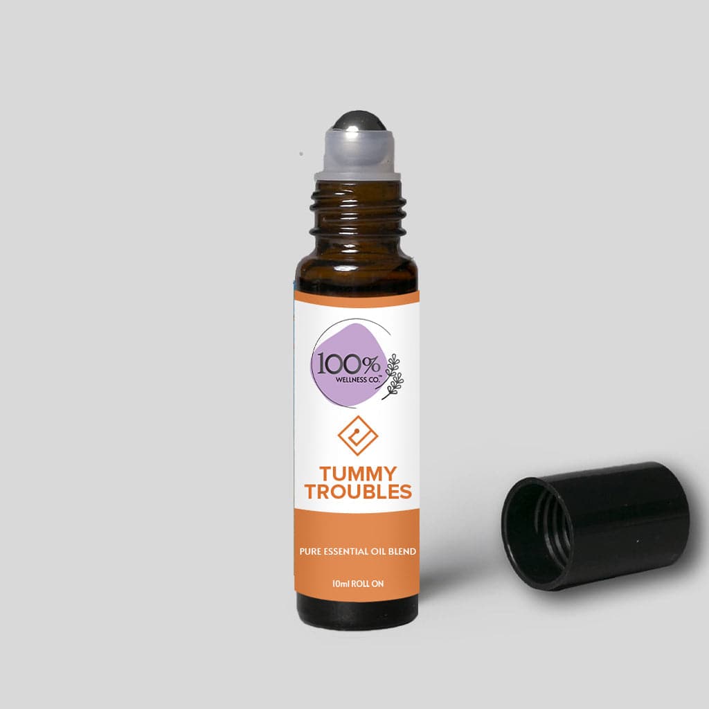 100% Wellness Co Tummy Troubles Essential Oil Roll-on Blend - Premium  from 100% Wellness Co - Just Rs 1390! Shop now at Cozmetica