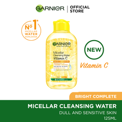 Garnier Micellar Vitamin C Cleansing Water - 125ml - Premium Makeup Removers from Garnier - Just Rs 554! Shop now at Cozmetica
