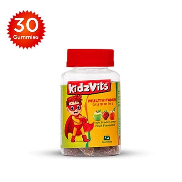 Kidzvits Multivitamin Gummies - Fruit Flavored Vitamin Jellies - 30 Gummies - Premium Vitamins & Supplements from Kidz Vitz - Just Rs 637.50! Shop now at Cozmetica