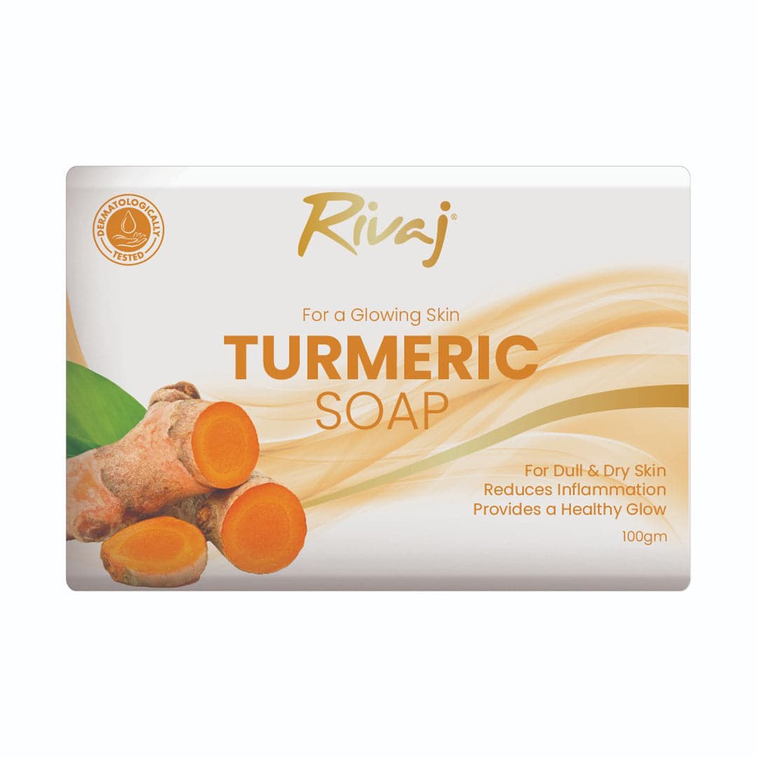 Rivaj Turmeric Soap 100g - Premium Soap / Liquid Soap from Rivaj - Just Rs 110.00! Shop now at Cozmetica