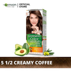 Garnier Color Naturals - 5 1/2 Creamy Coffee - Premium Hair Color from Garnier - Just Rs 849! Shop now at Cozmetica