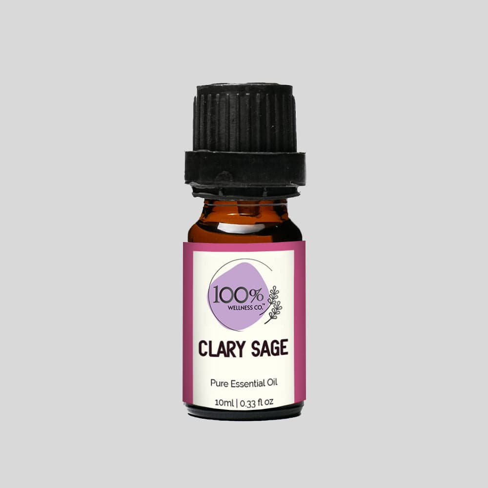 100% Wellness Co Clary Sage Essential Oil - Premium  from 100% Wellness Co - Just Rs 1940! Shop now at Cozmetica