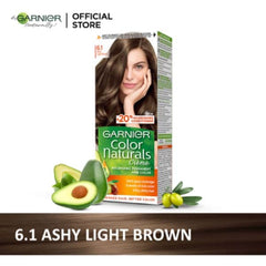 Garnier Color Naturals - 6.1 Ashy Light Brown - Premium Hair Color from Garnier - Just Rs 849! Shop now at Cozmetica