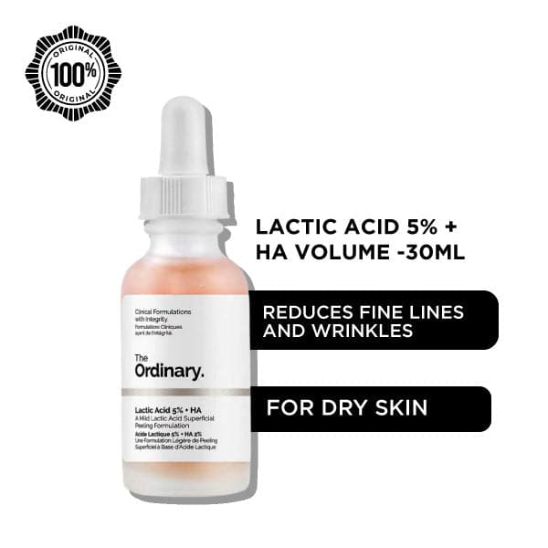 The Ordinary Lactic Acid 5% + HA Volume -30ml - Premium Toners from The Ordinary - Just Rs 3499! Shop now at Cozmetica