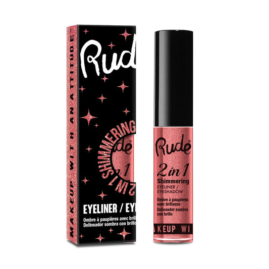 Rude 2 in 1 Shimmering Eyeshadow Eyeliner