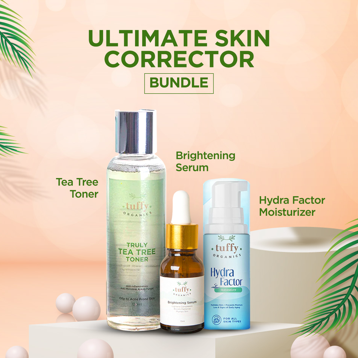 Ultimate Skin Corrector Bundle - Premium  from Tuffy Organics - Just Rs 2494! Shop now at Cozmetica